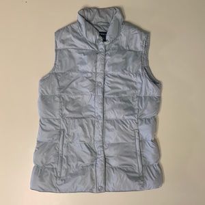 Land’s End Boy’s Gray Insulated Down Vest, Size M